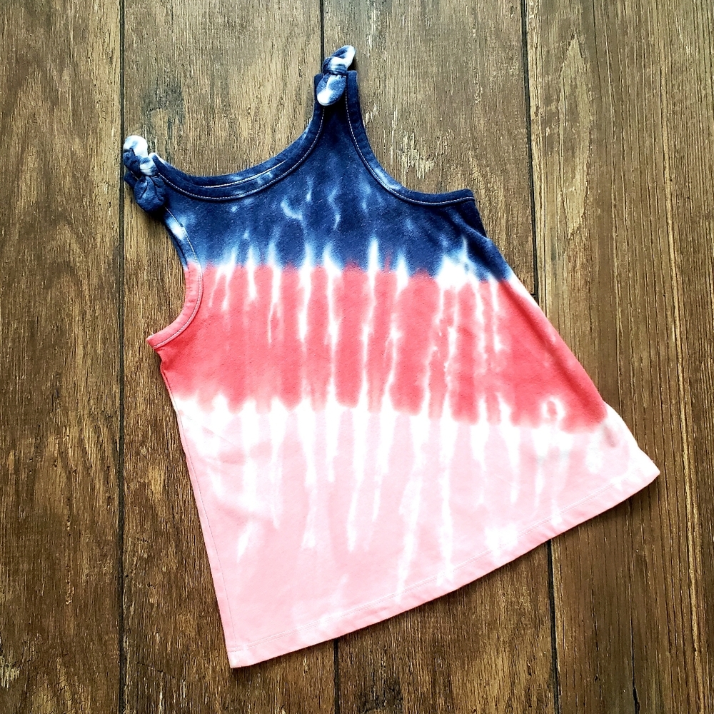 NWOT Girls Cat & Jack Tie Dye Tank Top